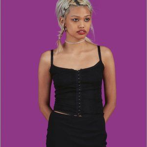UNIF Dew Cami - Corset Hook and Eye Tank Top